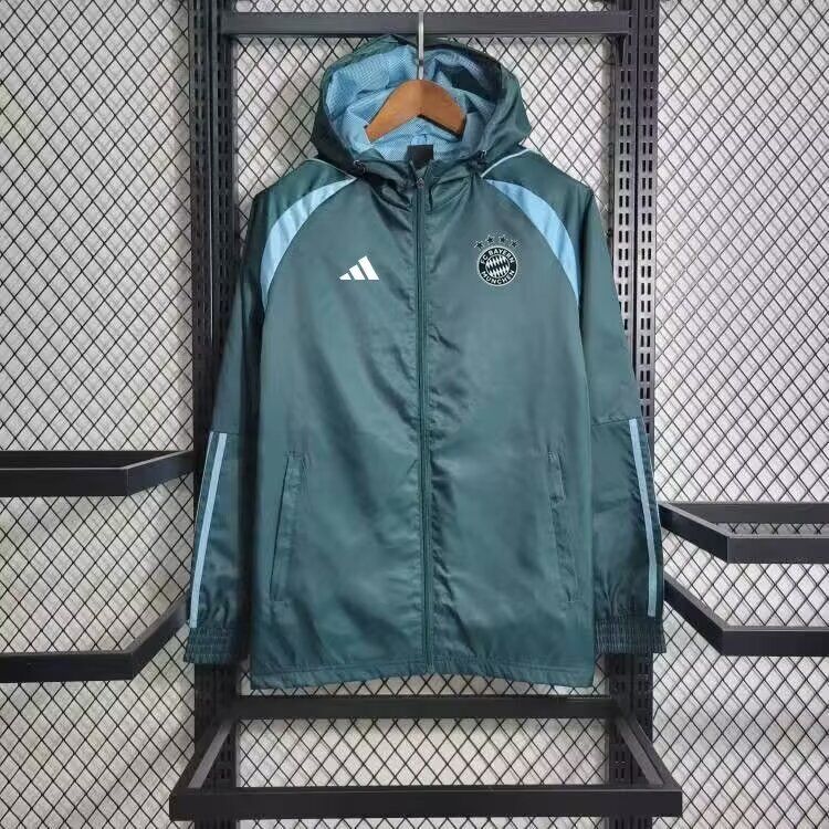 AAA Quality Bayern Munich 24/25 Wind Coat - Dark Green